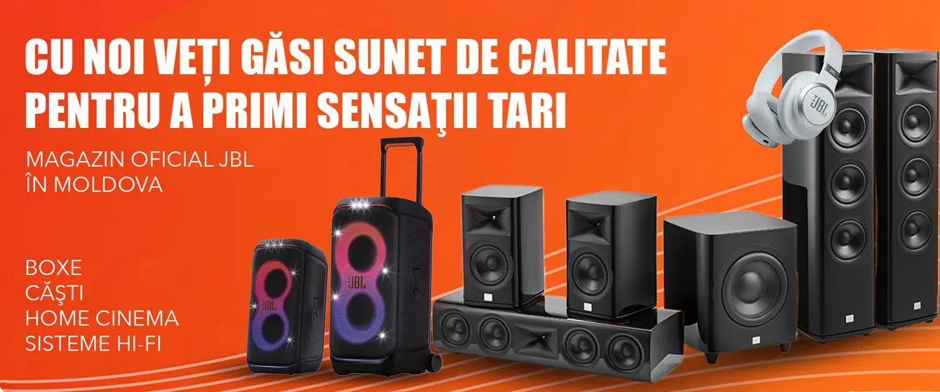 Magazinul oficial JBL Acoustics în Moldova