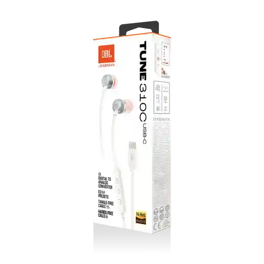 JBL Tune 310C USB White
