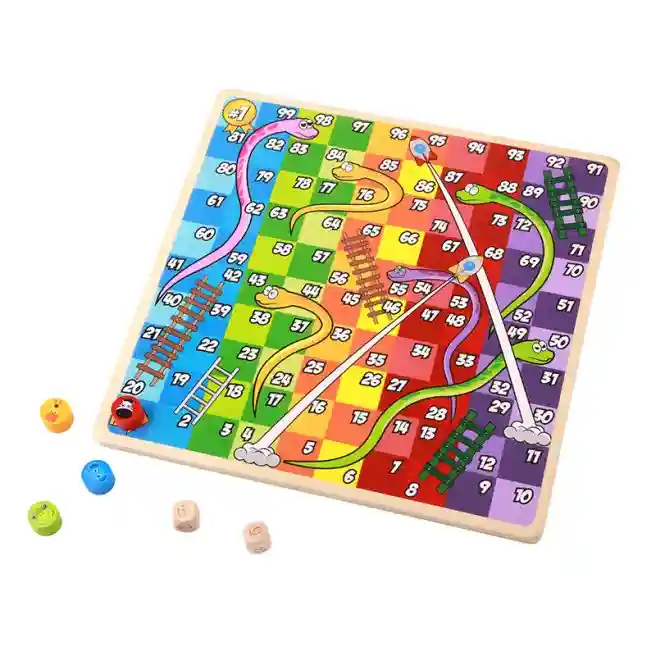 Joc de masa 2-in-1 "Ludo Snakes" 57386 (10059)