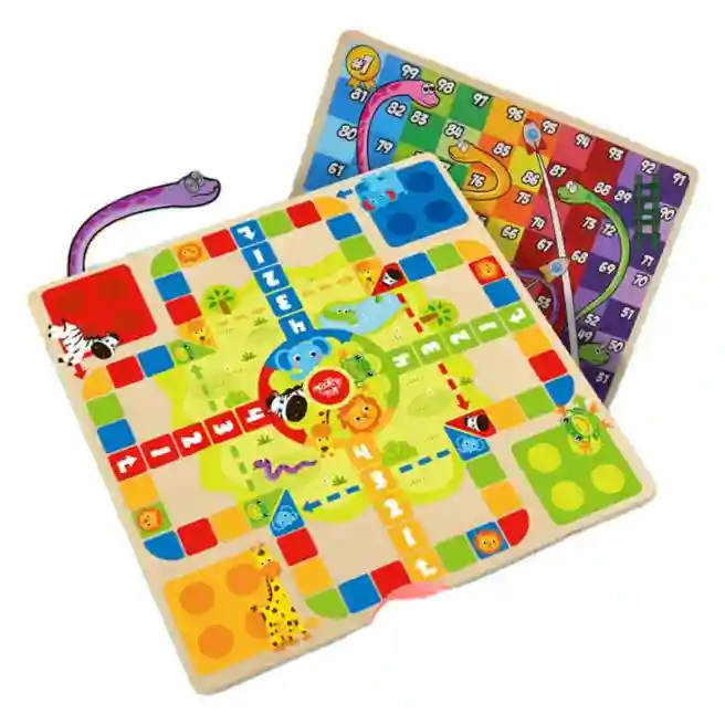 Joc de masa 2-in-1 "Ludo Snakes" 57386 (10059)