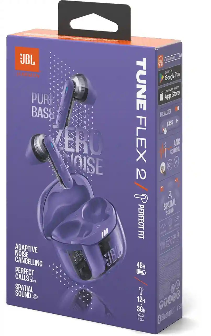 JBL Tune Flex 2 Ghost Purple