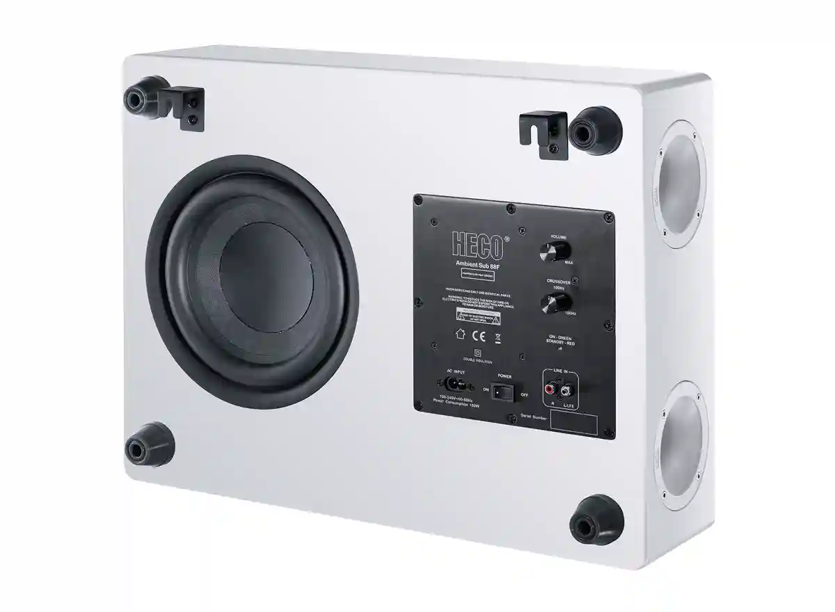 HECO Ambient Sub 88 F Black (Black / White)