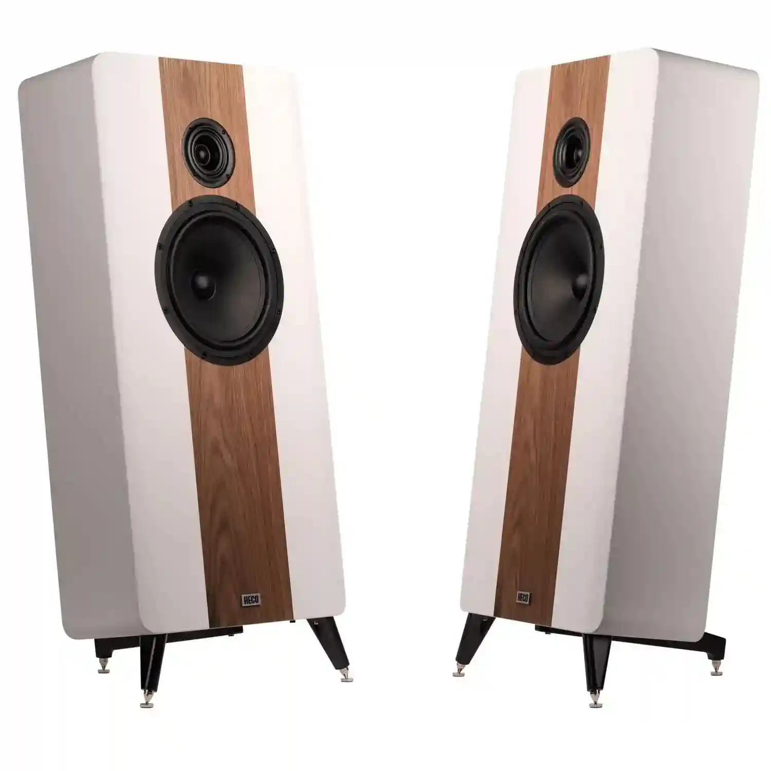 Heco Direkt Premium White / Walnut (Pereche)