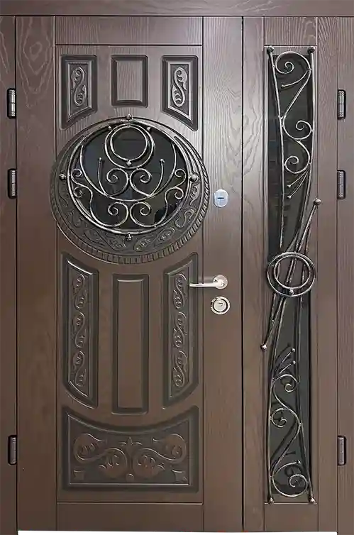 Коричневый/Белый Структурированный