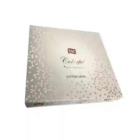 Set lenjerie de pat satin digital 2 TAC Colorful Claudine