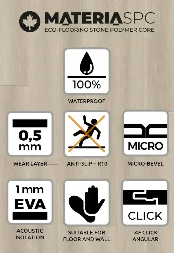Кварц-винил SPC Sapin White