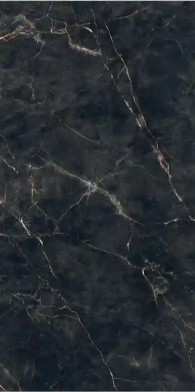 Placă din gresie porțelanată SHINESTONE BLACK POL 274,8×119,8