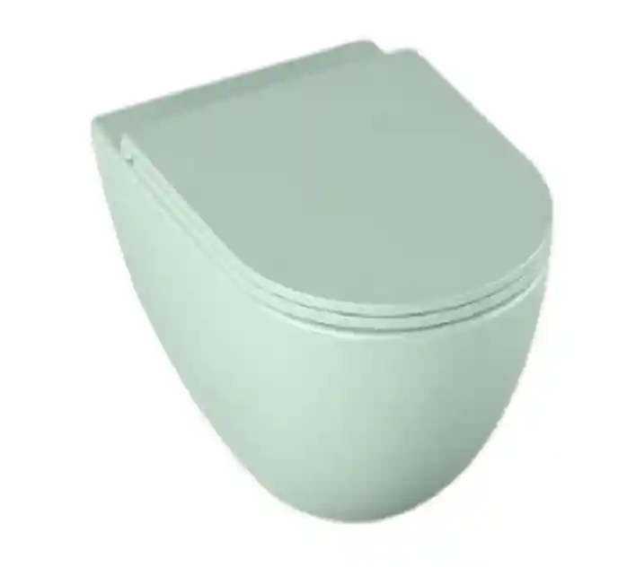 Vas de toaletă Infinity + capac, culoare Mint Matt