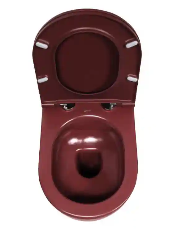 Унитаз Infinity с сиденьем, цвет бордовый (Maroon Red)