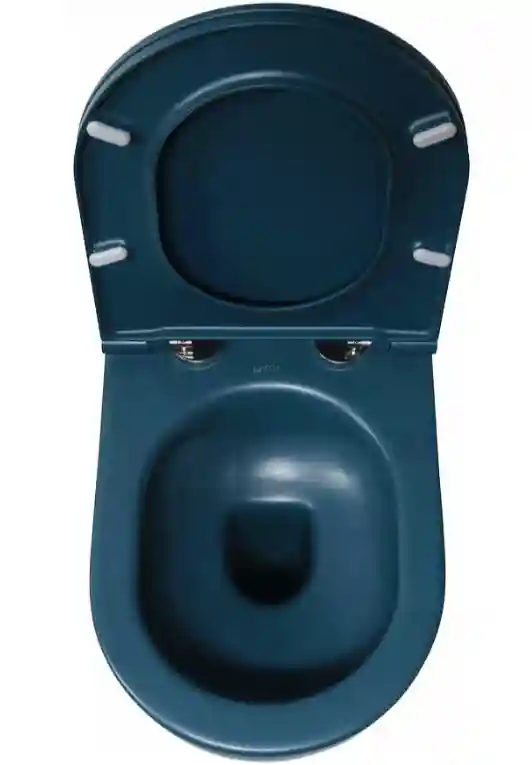 Vas de toaletă Infinity + capac, culoare Petrol Green Matt