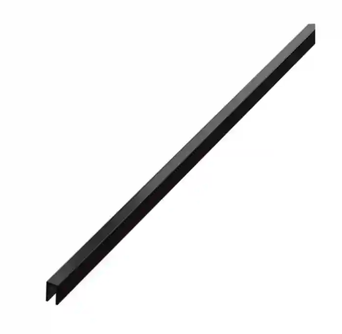 Profil din inox U-5, 2700 mm, negru mat