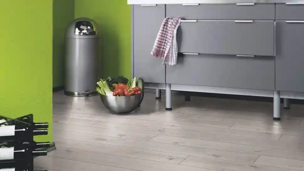 Parchet laminat Kronotex Mammut Stejar Everest Alb D 3179