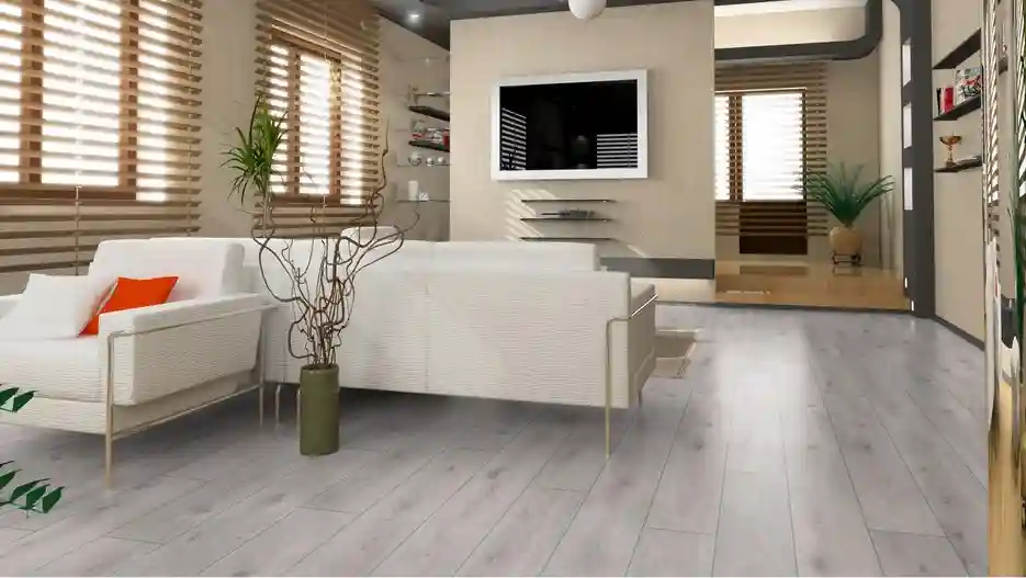 Parchet laminat Kronotex Stejar Prestige Alb D3239