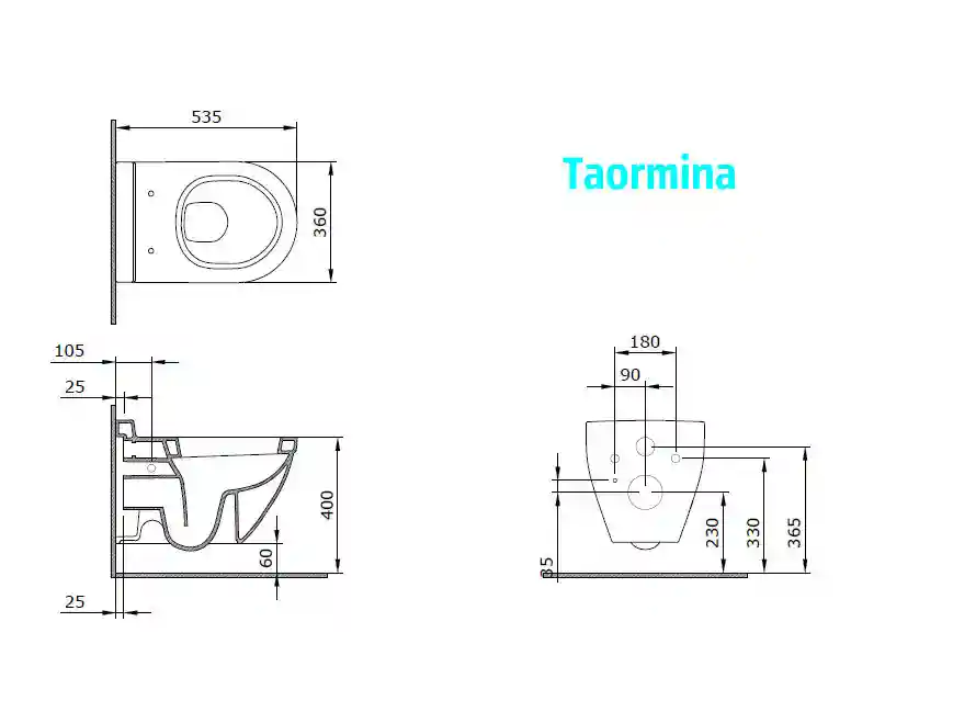 Унитаз подвесной  BOCCHI Taormina ARCH WC c крышкой soft close
