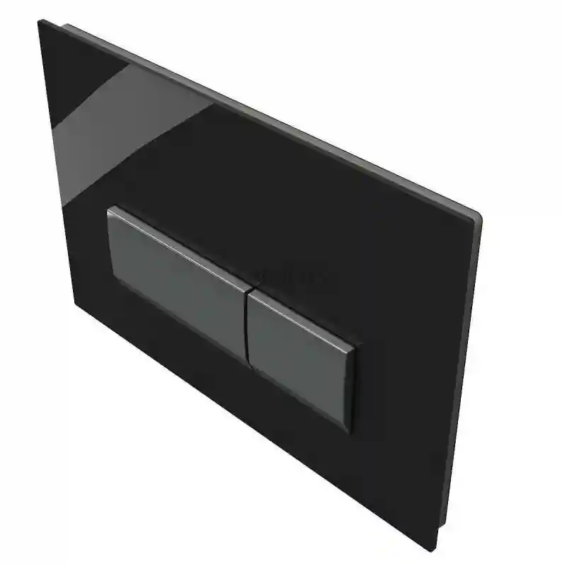 BUTON PENTRU WC Bocchi Vivente Control Panel Black Glass