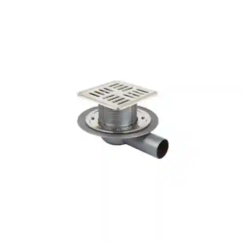 Слив трап для душа Line 14 15x15cm STAINLESS OUTLET