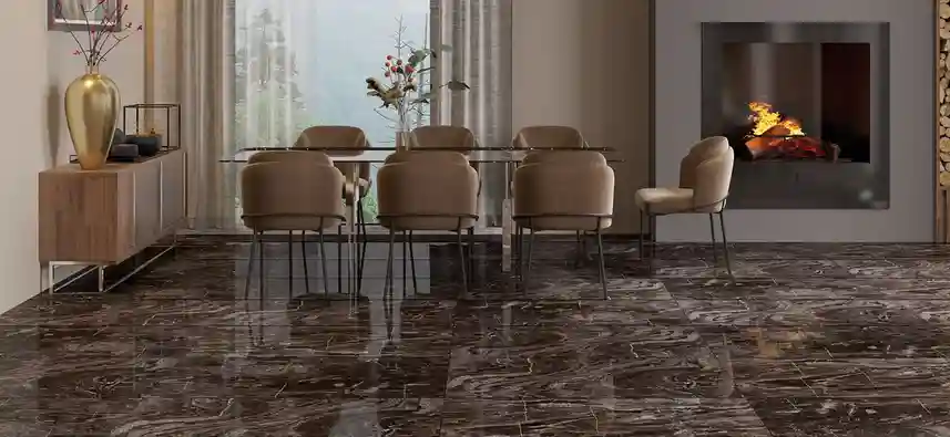 Gresie si faianta portelanata DARK RIVER GREY RECT FULL LAPPATO 60X120