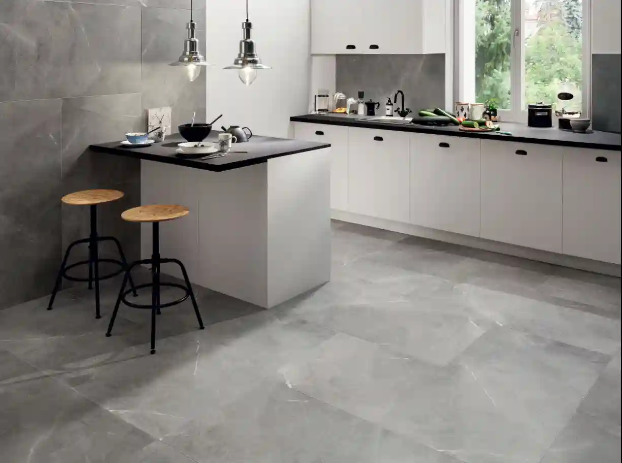 Gresie si faianta portelanata REMOS GREY RECT MAT 598*598mm