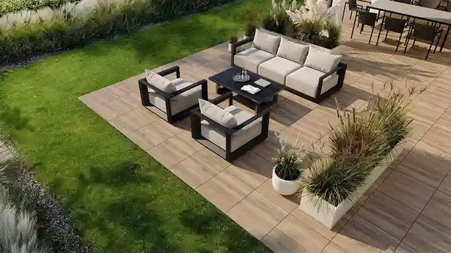 Gresie si faianta portelanata Patio Wood koraTER R11 18mm