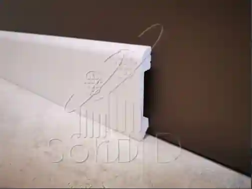 Плинтус Дюрополимер Белый 2000x80x13mm