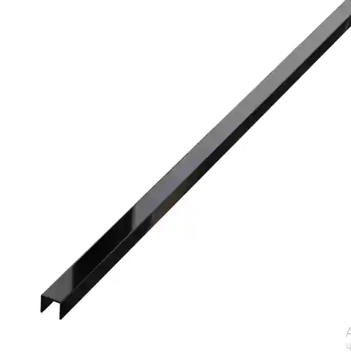 Profil Inox pentru gresie U-10-2700-BLACK-MI 10x270cm