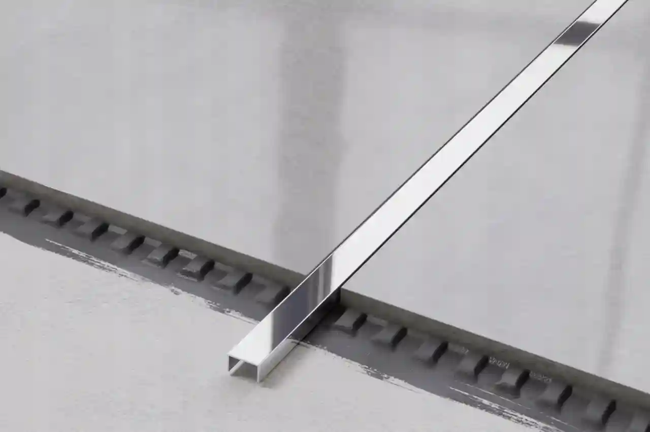 Profil Inox pentru gresie U-15-2440-SILVER-MI 15x240cm