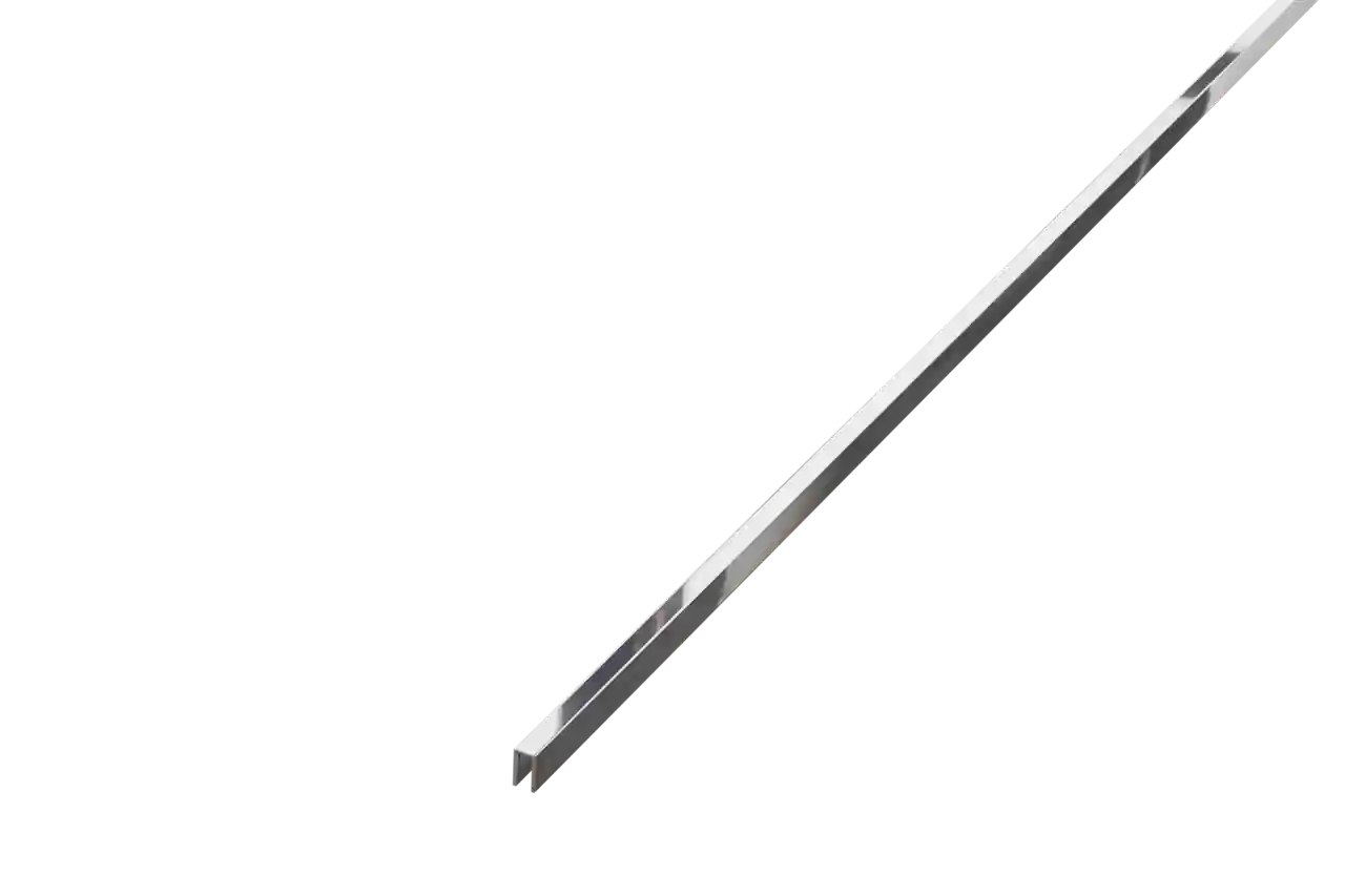 Стальной профиль U-5-2700-SILVER-MI 0.5x270cm