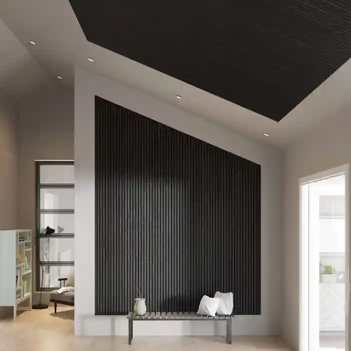 Riflaj din lemn Akupanel Charcoal