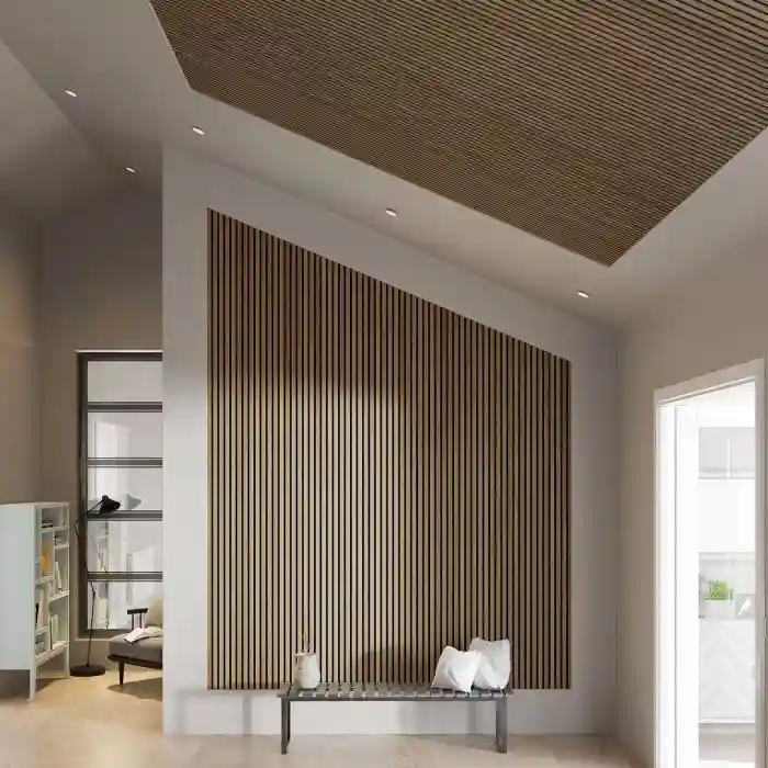 Деревянная акустическая панель Rustic Brown Oak AKUPANEL