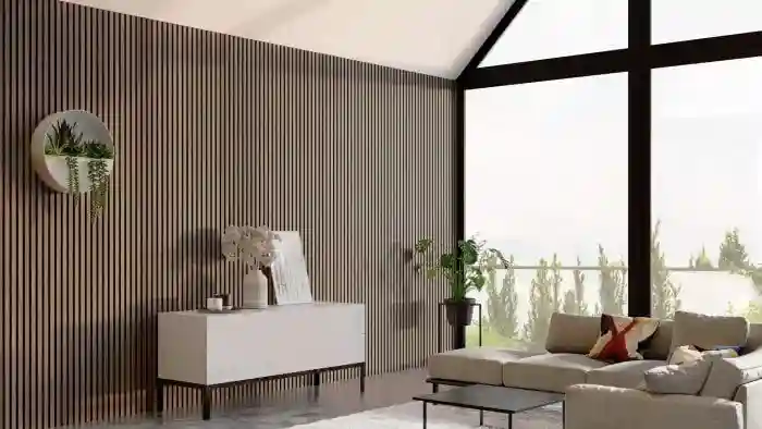 Riflaj din lemn Akupanel Walnut