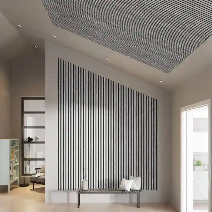 Riflaj din lemn Akupanel White Oxide