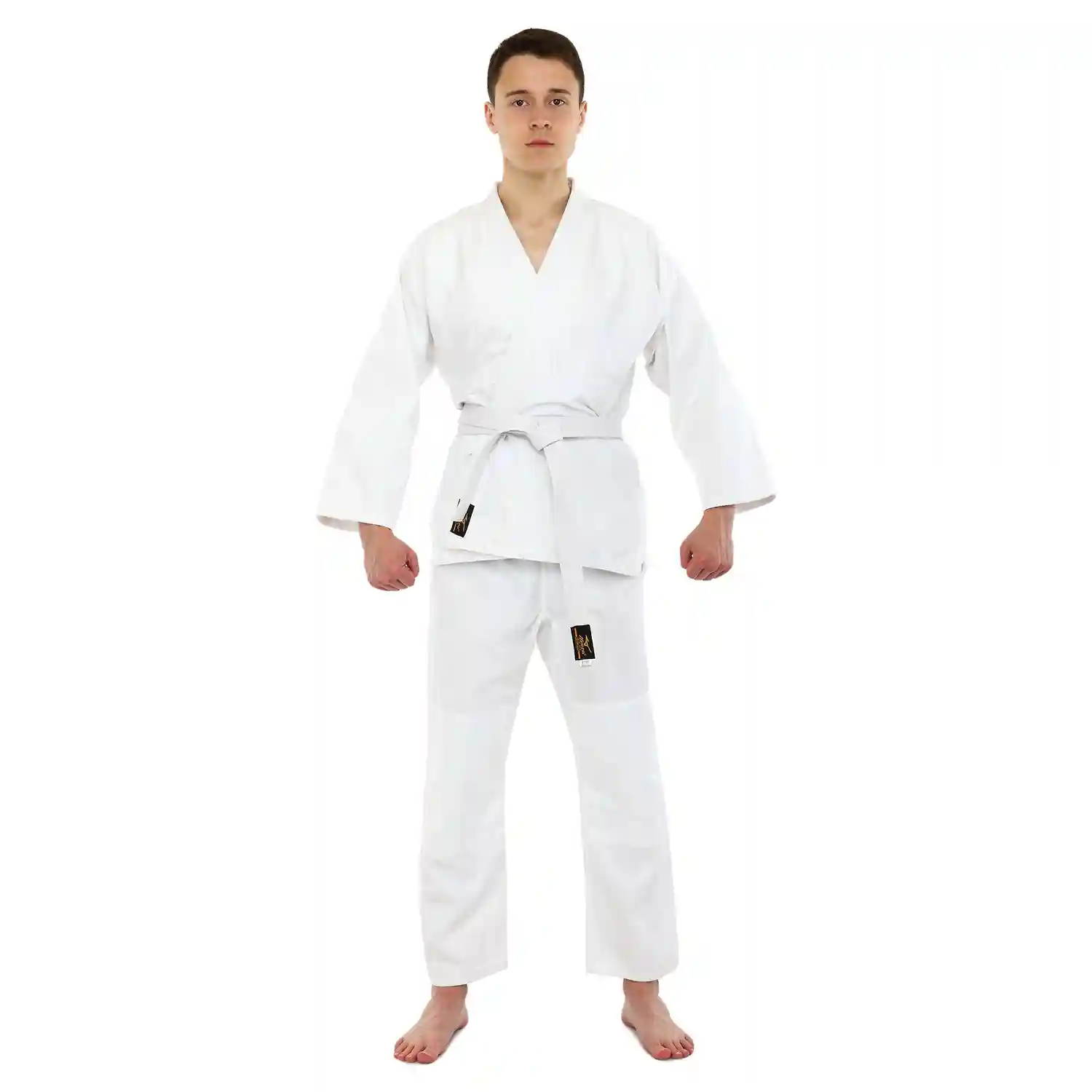 Kimono pt judo alb din coton m.150 cm, 450 g/m2 JD05 / VL-8192 (11583)