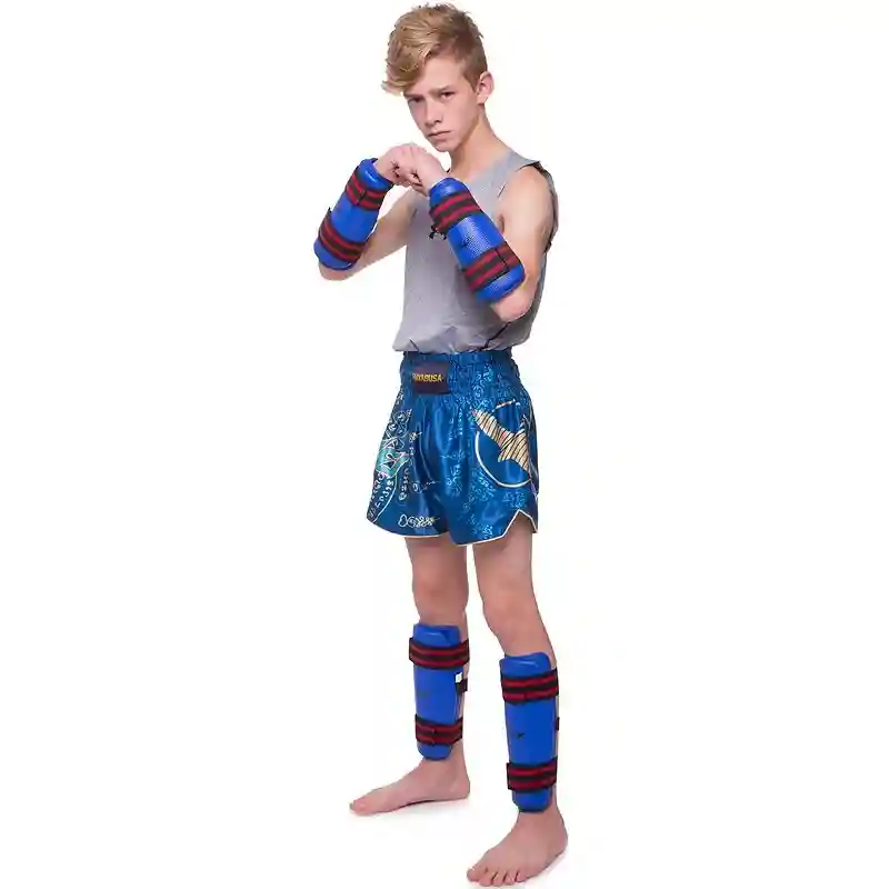 Aparatoare picioare + antebrat pt taekwondo M BO-4382 (12414)