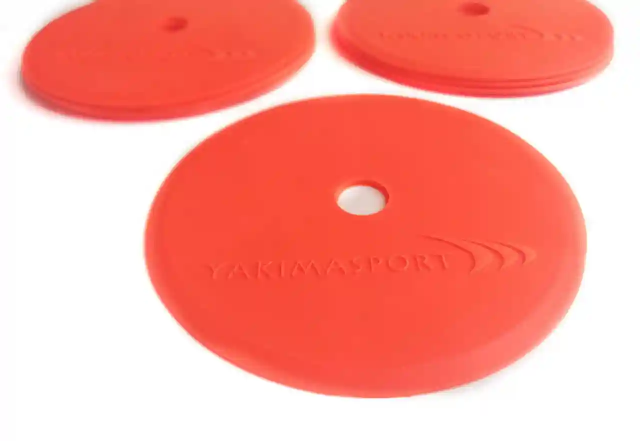 Cerc plat plastic (20 buc.) d=15 cm cu suport Yakimasport 100214 (11865)