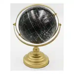 Glob metal negru picior auriu 246-255 (12743)
