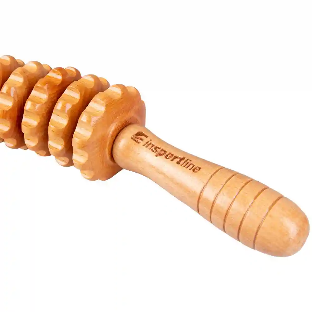 Bara masaj din lemn semicirculara (13 elemente), 44 cm inSPORTline Marlee 500 25260 (8758)