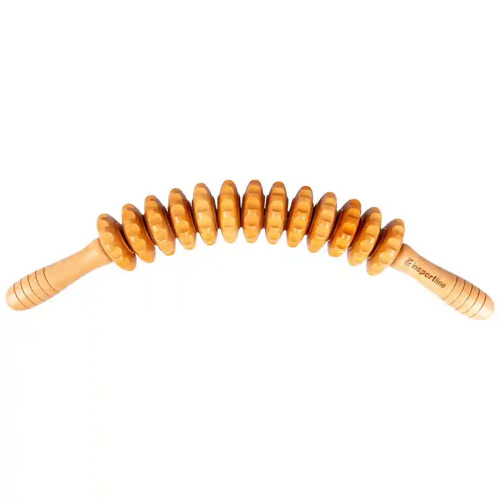 Bara masaj din lemn semicirculara (13 elemente), 44 cm inSPORTline Marlee 500 25260 (8758)