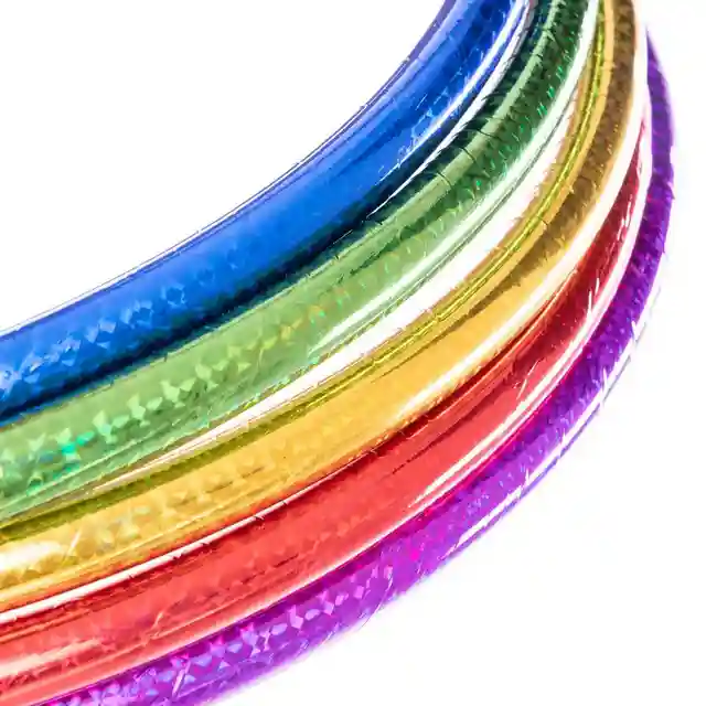 Cerc pt gimnastica din plastic d=75 cm FI-3375 (10830)