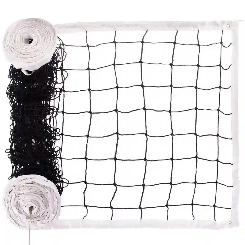 Plasa volei cu fir 9.5х1 m, 12x12 cm C-6390 black-white (8955)