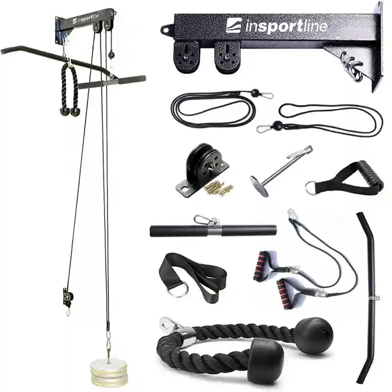 Sistem de scripeti pt cabluri de suspensie (max. 160 kg) inSPORTline Puley 500 22980 (6434)