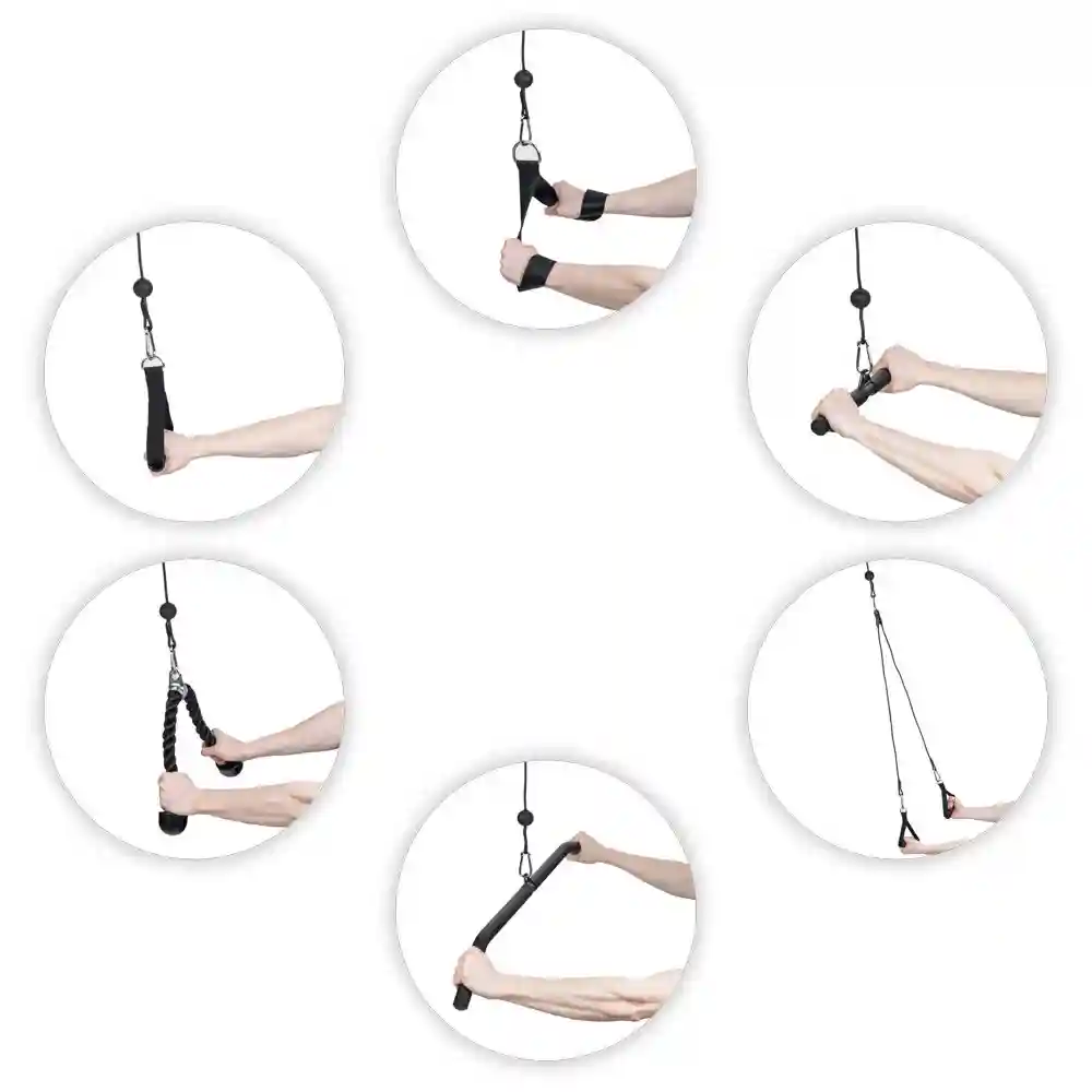 Sistem de scripeti pt cabluri de suspensie (max. 160 kg) inSPORTline Puley 500 22980 (6434)