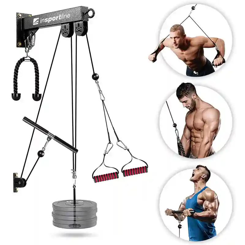 Sistem de scripeti pt cabluri de suspensie (max. 160 kg) inSPORTline Puley 500 22980 (6434)