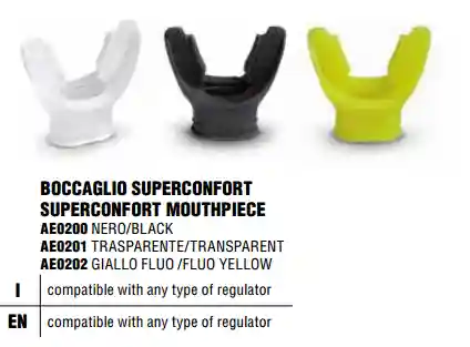Fixator gura AE 0202 Giallo Fluo BestDivers/Beuchat (3992)