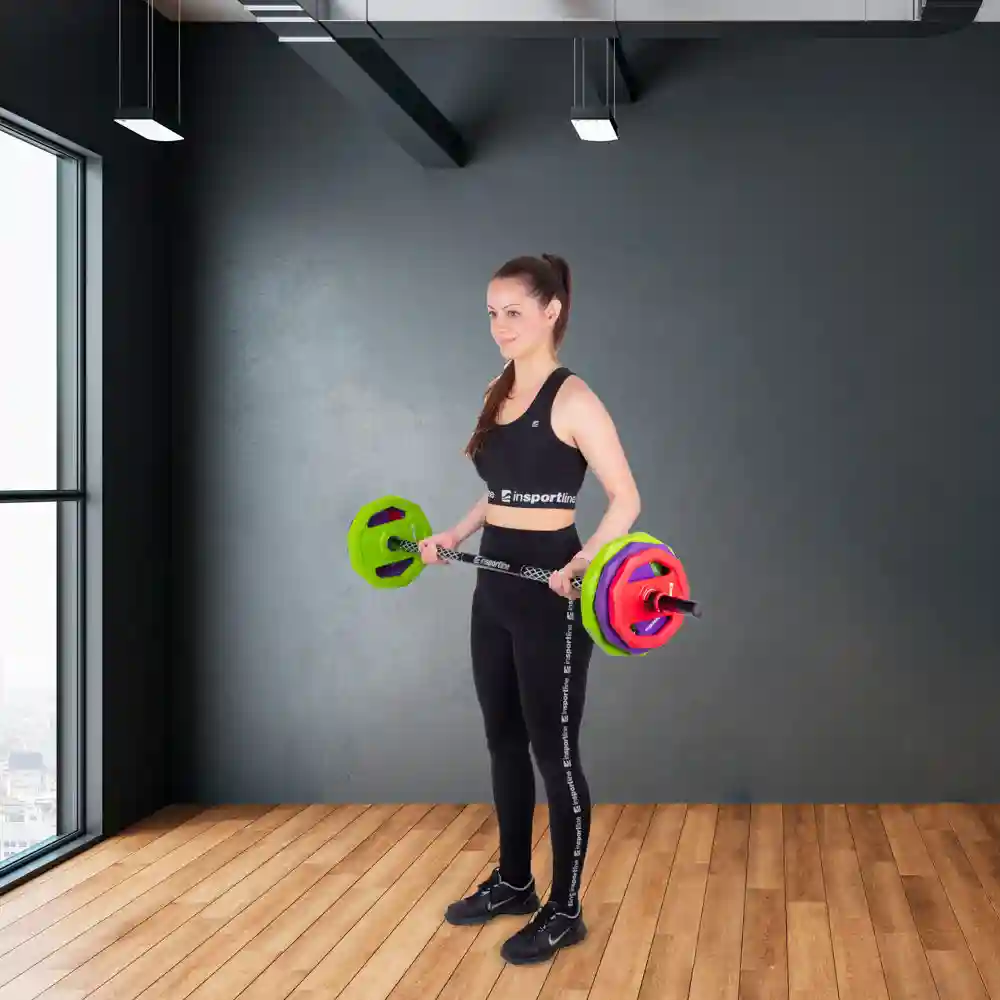 Body Pump set (bara + discuri) 20 kg inSPORTline 21699 (6557)
