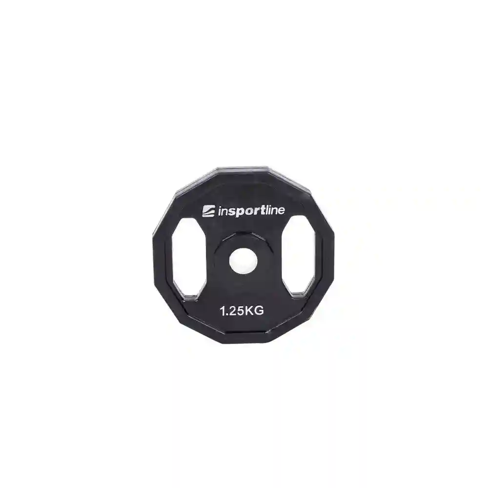 Disc din metal cauciucat cu manere 1.25 kg, d=30 mm inSPORTline 15888 (1180)