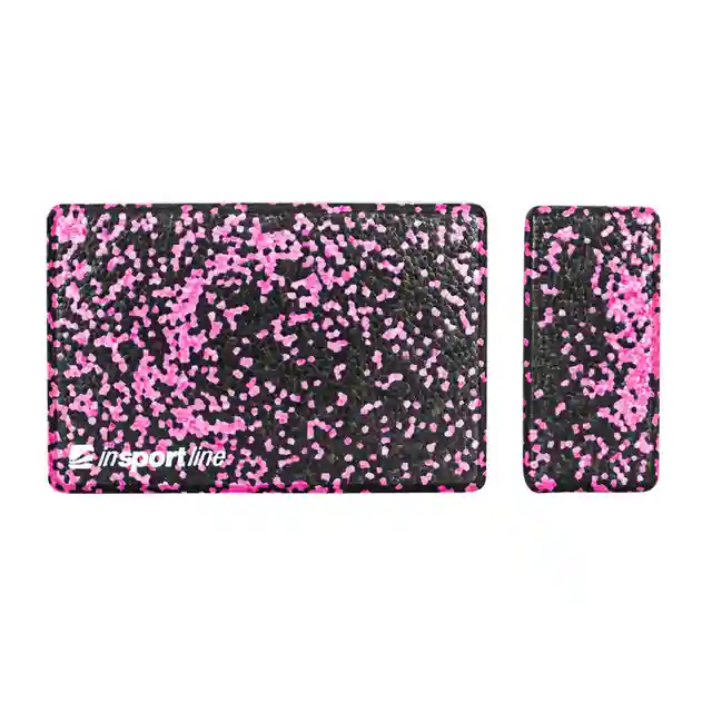 Блок для йоги / фитнеса / пилатеса 23х15х8 см EPP inSPORTline Pinkdot 21698 (5561)
