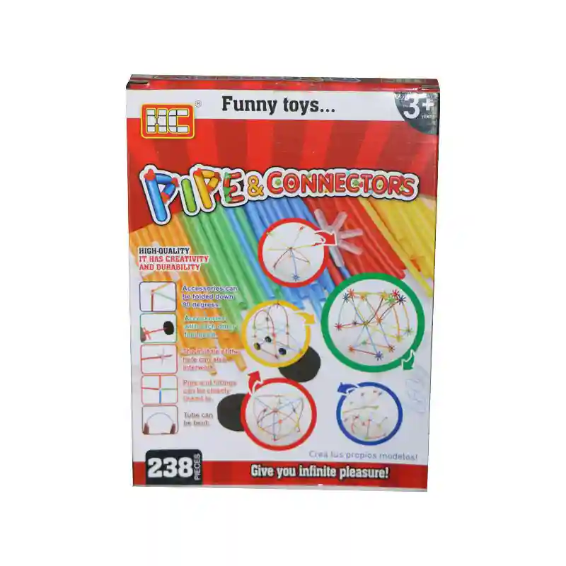 Joc-constructor "Pipe&Connectors" (238 buc.) 224-099 (8333)