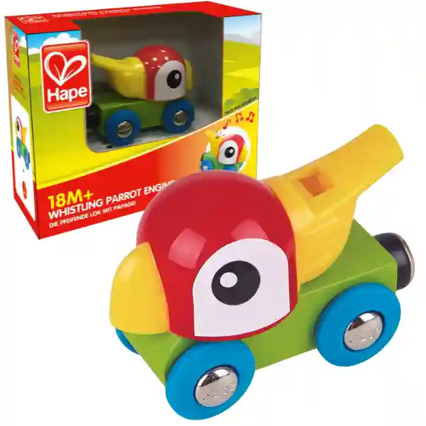 Jucarie educationala "Locomotiva - papagalul care fluiera" 3808 (9893)