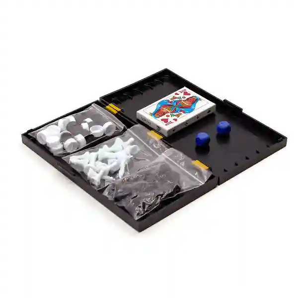 Joc de masa 4-in-1 (sah + dame + table + carti de joc) 5240 (1910)