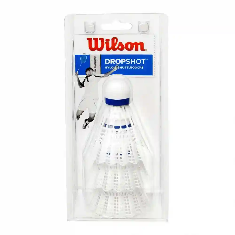 Воланчики для бадминтона (3 шт.) Wilson Dropshot 3 Clamshel WH WRT6048WH (3568)